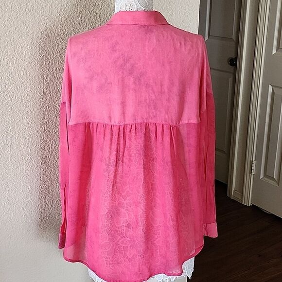 Free People Button Down Top - Picture 4 of 8